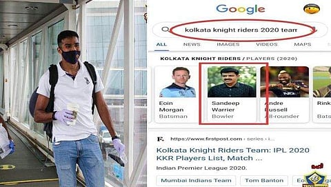 ഐപിഎൽ; കൊൽക്കത്ത നൈറ്റ്റൈഡേഴ്സ് ടീമിൽ ബിജെപി നേതാവ് സന്ദീപ് വാര്യരും!