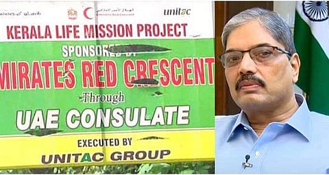 ലൈഫ് മിഷന്‍ പദ്ധതി : റെഡ് ക്രെസന്റിന്റെ സഹായം സ്വീകരിച്ചത് കേന്ദ്രത്തിന്റെ അനുമതിയോടെയല്ല : ചീഫ് സെക്രട്ടറി 