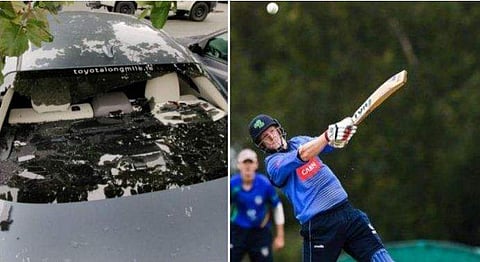 ഒബ്രിയന്‍ പറത്തിയത് എട്ട് കൂറ്റന്‍ സിക്‌സ്, അതിലൊന്ന് സ്വന്തം കാറിന്റെ ചില്ല് തകര്‍ത്തു, അതും രണ്ടാം വട്ടം