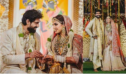 മഹീജയുടെ രാജാവായി റാണ ദ​ഗ്​ഗുബാട്ടി; വിവാഹചിത്രങ്ങൾ വൈറൽ