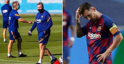 കോമാന് കീഴില്‍ ബാഴ്‌സ പരിശീലനം തുടങ്ങി, മെസി വിട്ടുനിന്നു