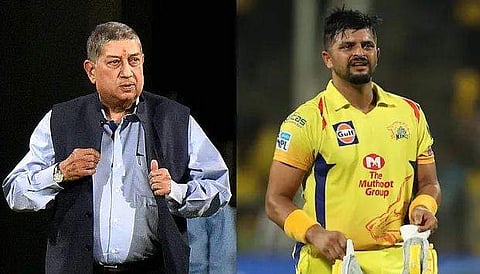 ആരാധകര്‍ ഇടഞ്ഞതോടെ യൂടേണ്‍ അടിച്ച് എന്‍ ശ്രീനിവാസന്‍; എന്നും റെയ്‌നക്കൊപ്പമെന്ന് വിശദീകരണം