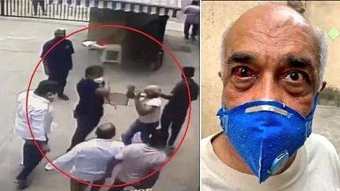 ഉദ്ധവ് താക്കറെയെ കളിയാക്കുന്ന കാര്‍ട്ടൂണ്‍ ഷെയര്‍ ചെയ്തു; മുന്‍ നാവിക സേന ഉദ്യോഗസ്ഥനെ തല്ലിച്ചതച്ച് ശിവസേന പ്രവര്‍ത്തകര്‍; അറസ്റ്റ് (വീഡിയോ)