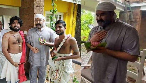 കോവിഡ് കാലത്തും പതിവുതെറ്റിച്ചില്ല, മോഹൻലാൽ സുഖചികിത്സയിൽ; ചിത്രങ്ങൾ