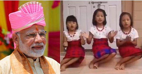 'ഹാപ്പി ബര്‍ത്‌ഡേ ടൂ യൂ' ; മോദിക്ക് പിറന്നാളാശംസകളുമായി കുരുന്നുകള്‍ ( വീഡിയോ )