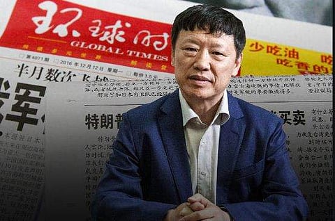 ഗ്ലോബല്‍ ടൈംസ് എഡിറ്റര്‍ ഇന്‍ ചീഫ് ഹു ഷിജിയന്‍