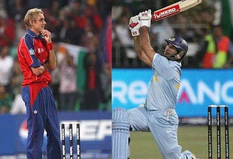 13 വര്‍ഷങ്ങള്‍!എത്ര വേഗം സമയം കടന്നുപോവുന്നുവെന്ന് യുവി; ബ്രോഡിന്റെ തകര്‍പ്പന്‍ മറുപടി 