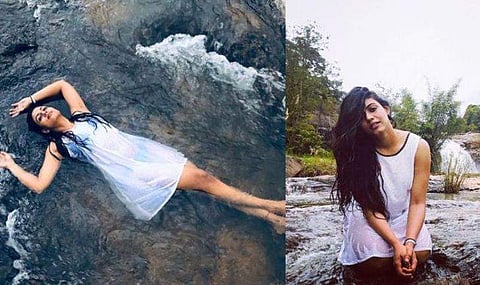 'നിങ്ങളുടെ ആത്മാവിനെ സന്തോഷിപ്പിക്കൂ', വെള്ളച്ചാട്ടത്തിൽ ഇനിയയുടെ ഫോട്ടോഷൂട്ട്; ചിത്രങ്ങൾ