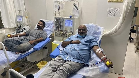 കോവിഡ് ചികിത്സയ്ക്കായി രണ്ടാമതും പ്ലാസ്മ ദാനം; ഒരു പേടിയും വേണ്ടെന്ന് കീരവാണി