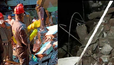 മഹാരാഷ്ട്രയില്‍ ഫ്‌ലാറ്റ് തകര്‍ന്ന് എട്ട് മരണം, ഇരുപതോളം പേര്‍ കുടുങ്ങിക്കിടക്കുന്നു