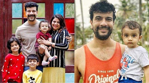 'ഗ്യാങ്ങുമായി വരുന്നവൻ ഗ്യാങ്‌സ്റ്റർ മോനുമായി വരുന്നവൻ മോൻസ്റ്റർ'; മകനൊപ്പം മാസ് ഡയലോ​ഗുമായി പിഷാരടി 