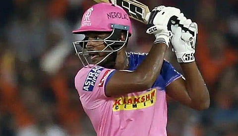 ചെന്നൈക്ക് വിജയലക്ഷ്യം 217; രാജസ്ഥാന്‍ വെടിക്കെട്ട്; സിക്‌സറുകള്‍ പറത്തി സഞ്ജു സാംസണ്‍