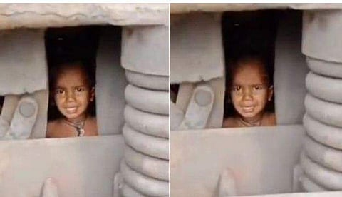 ട്രാക്കിന്റെ മധ്യത്തില്‍ രണ്ടുവയസുകാരന്‍, സഡന്‍ ബ്രേക്കിട്ടു; ട്രെയിന്‍ നിന്നത് കുഞ്ഞിനെയും കടന്ന്, അത്ഭുതകരമായ രക്ഷപ്പെടല്‍ (വീഡിയോ)