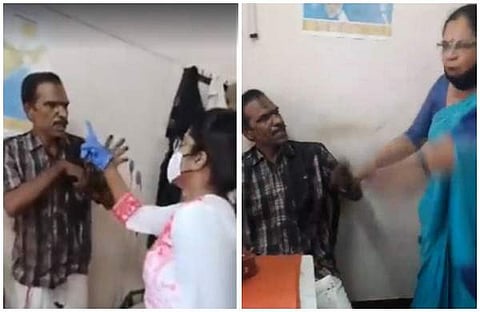 സ്ത്രീത്വത്തെ അപമാനിച്ച് വീഡിയോ; യൂട്യൂബര്‍ക്ക് നേരെ കരി ഓയില്‍ പ്രതിഷേധം, മുറിയില്‍ കയറി തല്ലി ഭാഗ്യലക്ഷ്മിയും സംഘവും (വീഡിയോ)