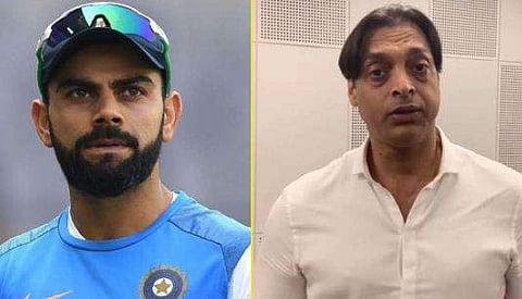 'കോഹ്‌ലിയെ പുകഴ്ത്തിയതില്‍ എന്താണ് തെറ്റ്? അങ്ങനെ ഒരു താരം പാകിസ്ഥാനിലുണ്ടോ; ലോകത്ത് എവിടെയെങ്കിലും ഉണ്ടോ'- അക്തര്‍