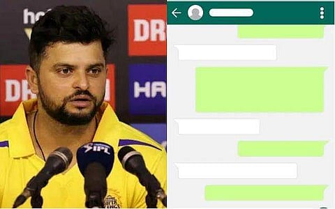 ചെന്നൈയുടെ വാട്‌സ് ആപ്പ് ഗ്രൂപ്പില്‍ നിന്ന് റെയ്‌ന പുറത്ത്; ധോനിയുടെ നിലപാട് നിര്‍ണായകമാവും 