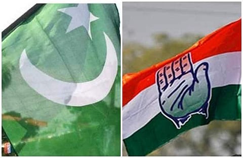 കോണ്‍ഗ്രസ്, മുസ്ലിം ലീഗ് കൊടികള്‍