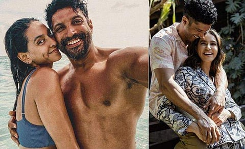 ഫര്‍ഹാൻ അക്തറും ഷിബാനി ദണ്ടേകറും/  ഇൻസ്റ്റ​ഗ്രാം