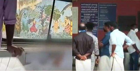 പെണ്‍കുട്ടിയുടെ മൃതദേഹവുമായി നാട്ടുകാരുടെ പ്രതിഷേധം / ടെലിവിഷന്‍ ചിത്രം