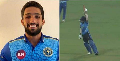 കേരള ക്രിക്കറ്റ് താരം അസ്ഹറുദ്ദീന്‍ / ഫയല്‍ ചിത്രം