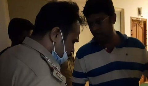 നിപുൺ ചെറിയാനെ അറസ്റ്റ് ചെയ്തപ്പോൾ/ വീഡിയോ ദൃശ്യം