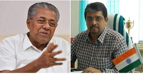 പിണറായി വിജയന്‍, ബിജു പ്രഭാകര്‍ / ഫയല്‍ ചിത്രം