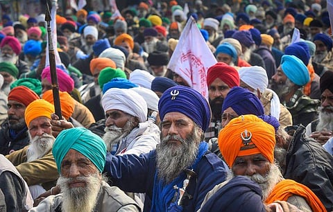 ഡല്‍ഹിയില്‍ തുടരുന്ന കര്‍ഷക പ്രക്ഷോഭത്തില്‍ നിന്ന്/ പിടിഐ