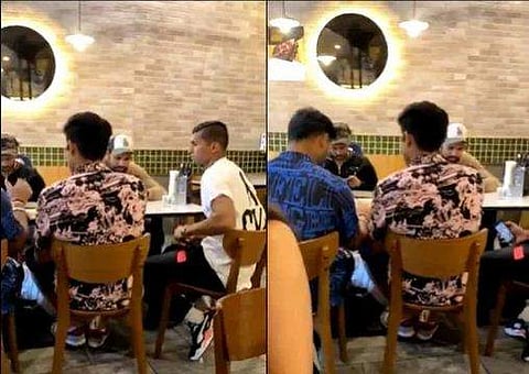 മെല്‍ബണിലെ റെസ്‌റ്റോറന്റില്‍ ഇന്ത്യന്‍ ക്രിക്കറ്റ് താരങ്ങള്‍/ഫോട്ടോ: ട്വിറ്റര്‍ വീഡിയോ