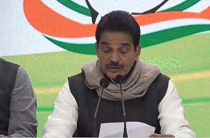 എഐസിസിസി ആസ്ഥാനത്ത് വാര്‍ത്താ സമ്മേളനം നടത്തുന്ന കെസി വേണുഗോപാല്‍ /ചിത്രം ട്വിറ്റര്‍