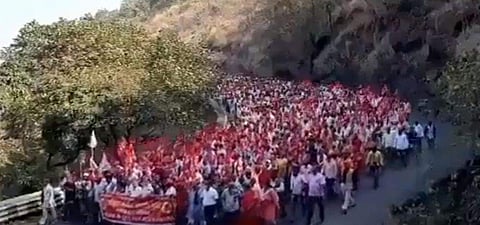 ലോങ് മാര്‍ച്ചില്‍ നിന്ന്/ ചിത്രം: ട്വിറ്റര്‍