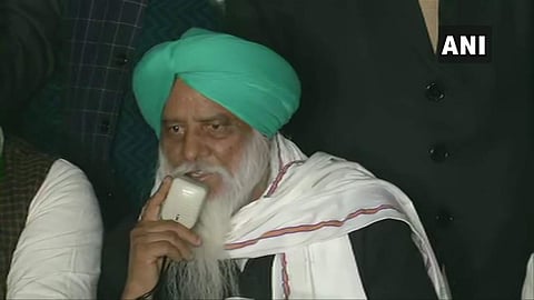 സംയുക്ത കിസാന്‍ മോര്‍ച്ച നേതാക്കളുടെ വാര്‍ത്താ സമ്മേളനത്തില്‍ നിന്ന്/എഎന്‍ഐ