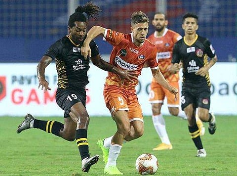 എഫ് സി ഗോവ-ഈസ്റ്റ് ബംഗാൾ മത്സരത്തിൽ നിന്ന്/ ചിത്രം: ട്വിറ്റർ