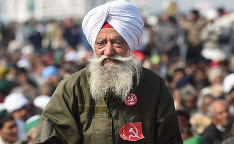 ഗാസിപ്പൂരില്‍ തുടരുന്ന കര്‍ഷക സമരത്തില്‍ നിന്ന്/ പിടിഐ