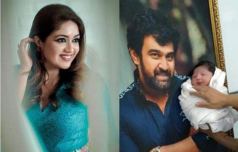 മേഘ്ന രാജ്, ചിരഞ്ജീവിയുടെ ചിത്രത്തിനരികെ മകൻ/ ഫയൽ ചിത്രം