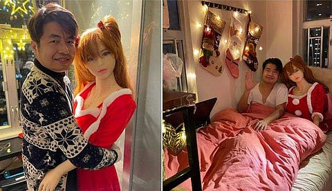 സി ടിയാനും മോച്ചി എന്ന സെക്സ് ഡോളും/ ഫെയ്സ്ബുക്ക്