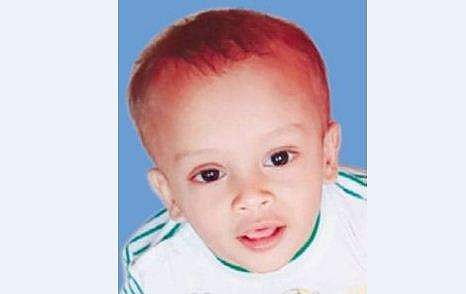 കുമ്പളയില്‍ വാഹനാപകടത്തില്‍ മരിച്ച  ഖാസിം-ഫായിസ ദമ്പതിമാരുടെ മകൻ റിസ്‌വാൻ