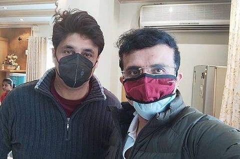 ഇന്‍സ്റ്റഗ്രാമില്‍ സുഹൃത്തിനൊപ്പം ഗാംഗുലി പങ്കുവെച്ച ചിത്രം