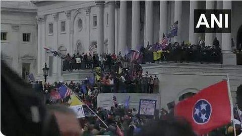 ട്രംപ് അനുകൂലികളുടെ പ്രതിഷേധം / എഎന്‍ഐ ചിത്രം