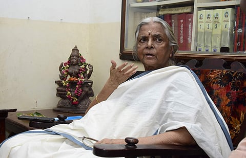 സു​ഗതകുമാരി/ ഫോട്ടോ: ബിപി ദീപു/ എക്സ്പ്രസ്