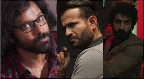 വിക്രം, ഇർഫാൻ പഠാൻ, റോഷൻ മാത്യു/ കോബ്ര ടീസറിൽ നിന്ന്