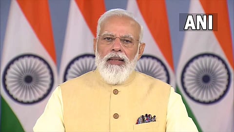 പ്രതിരോധ രംഗത്തെ പുതിയ ഏഴു കമ്പനികളുടെ ഉദ്ഘാടനം പ്രധാനമന്ത്രി നരേന്ദ്ര മോദി നിര്‍വഹിക്കുന്നു/എഎന്‍ഐ