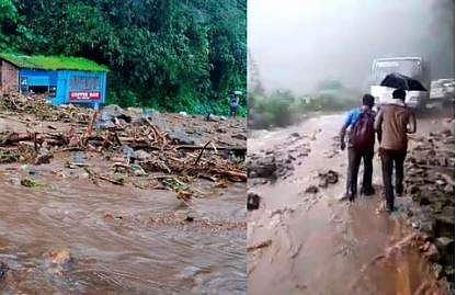 കൂട്ടിക്കല്‍ ഉരുള്‍പൊട്ടലിന്റെ ദൃശ്യം