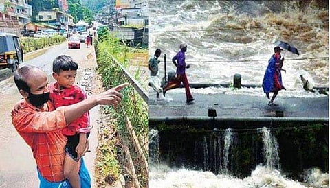 സൂരജുമായി വിജയരാജ് ചെറുതോണി പാലത്തിൽ/ എക്സ്പ്രസ് ചിത്രം, വൈറലായ ചിത്രം
