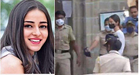 അനന്യ പാണ്ഡെ എൻസിബി ഓഫീസിൽ ഹാജരാകുന്നു / എഎൻഐ