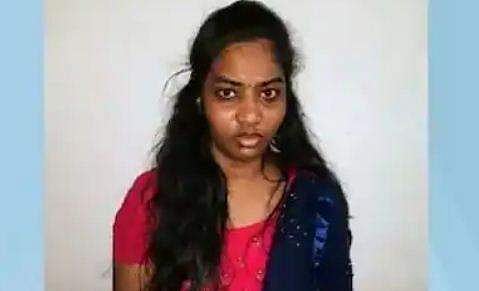 അറസ്റ്റിലായ സൗമ്യ/ ടെലിവിഷൻ ചിത്രം