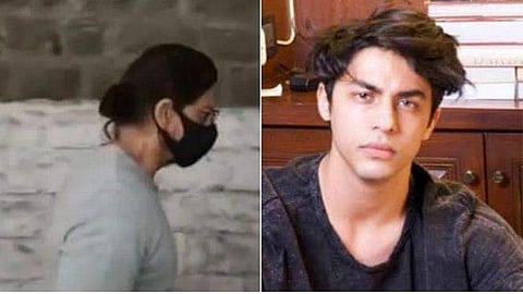 ഷാറൂഖ് ഖാൻ, ആര്യൻ ഖാൻ / വീഡിയോ ദൃശ്യത്തിൽ നിന്ന്