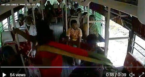 അപകടത്തിന്റെ സിസിടിവി ദൃശ്യം