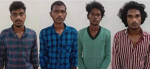 അറസ്റ്റിലായ പ്രതികൾ