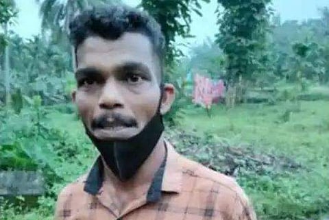 പിടിയിലായ പ്രതി ഷൺമുഖദാസ്/ ടെലിവിഷൻ ചിത്രം