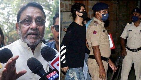 നവാബ് മാലിക്, ആര്യന്‍ ഖാന്‍ / ഫയല്‍ ചിത്രം